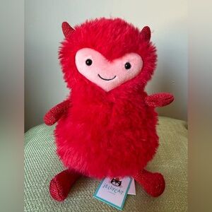 Jellycat Fuzzy Red Monster Plush